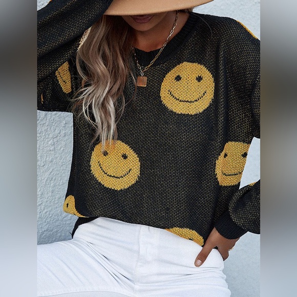 Smiley Face Sweater 10010088720 - Picture 5 of 5